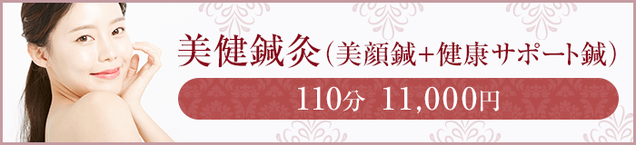 美健鍼灸(美顔鍼+リラクゼーション推拿)130分 14,000円